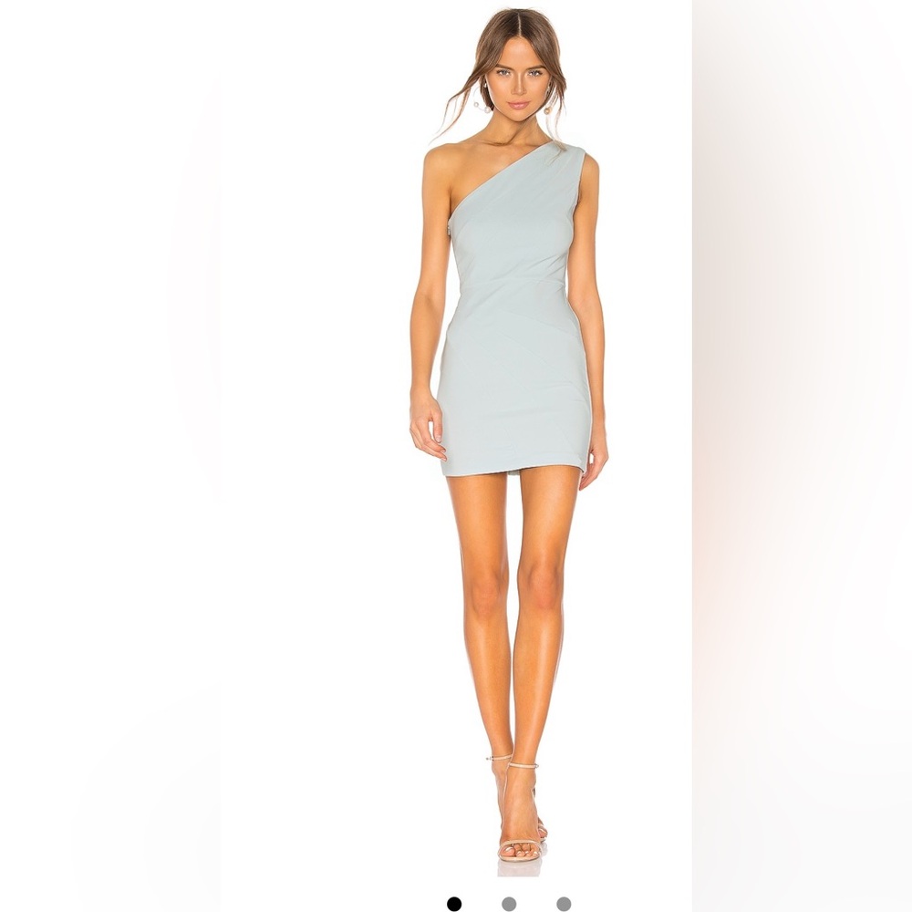 Michael Costello ice blue Mini Pencil Dress Night Out